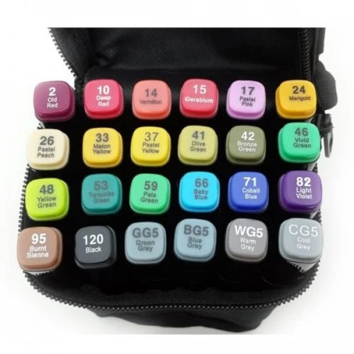 24 Пастелни маркери